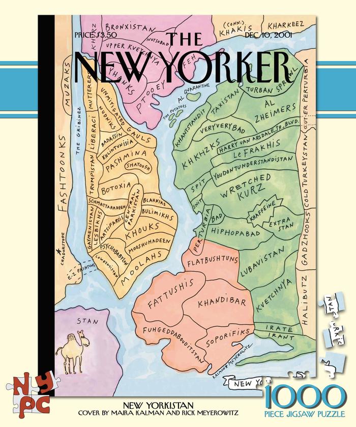 New Yorkistan (The New Yorker) Maps & Geography Jigsaw Puzzle